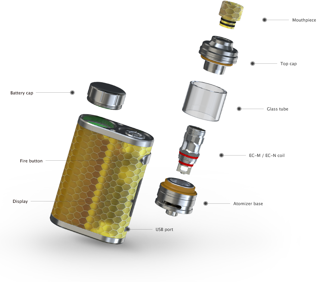 iStick Pico RESIN with MELO 4