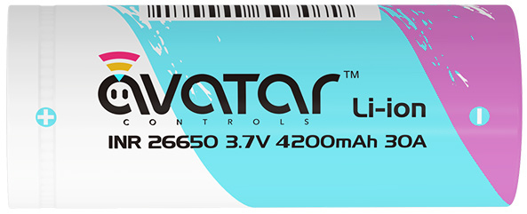 Avatar INR 26650 Battery