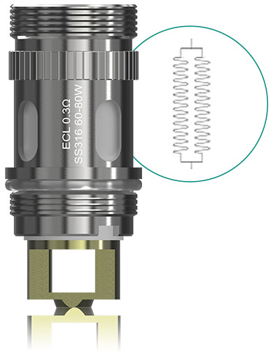 ECL 0.3ohm Head