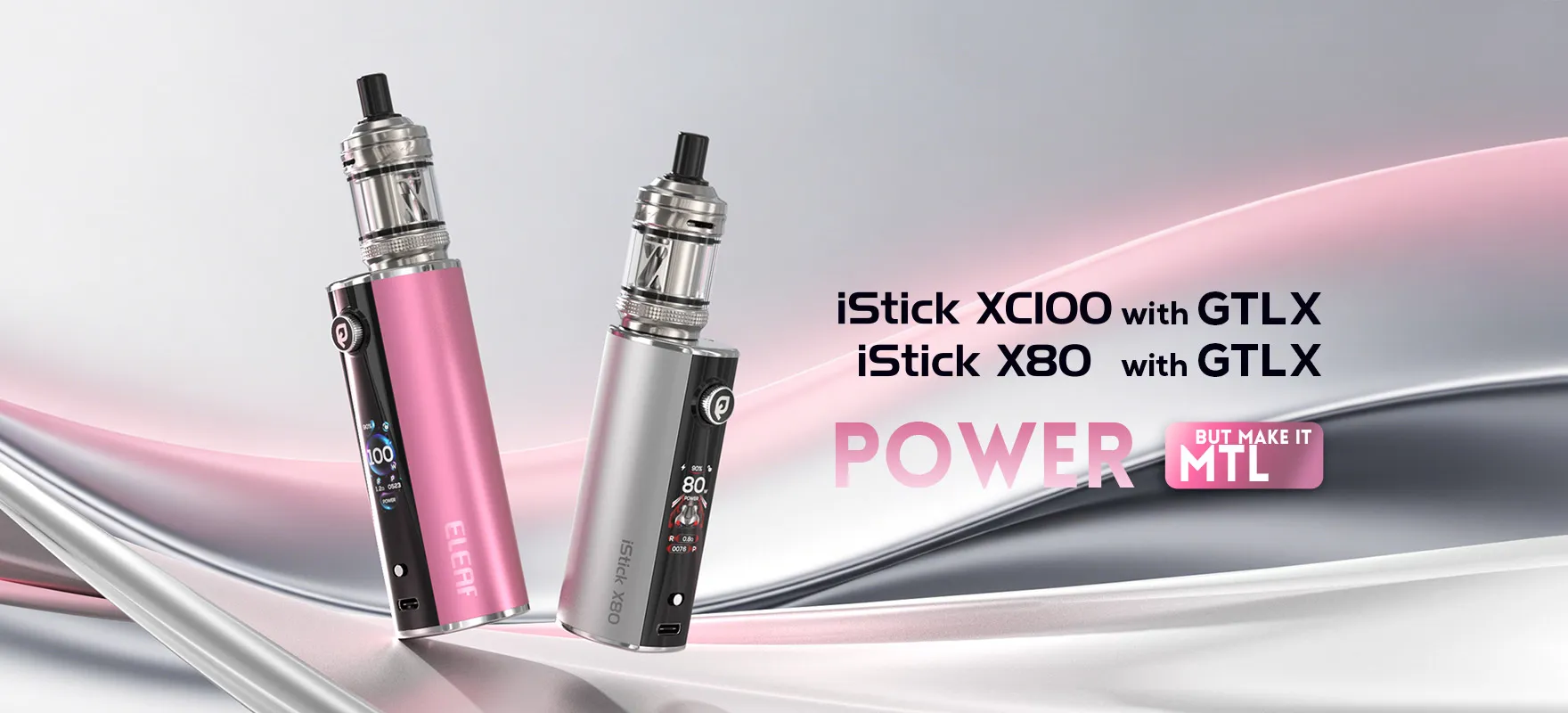 iStick X80 & XC100 with GTL X Tank