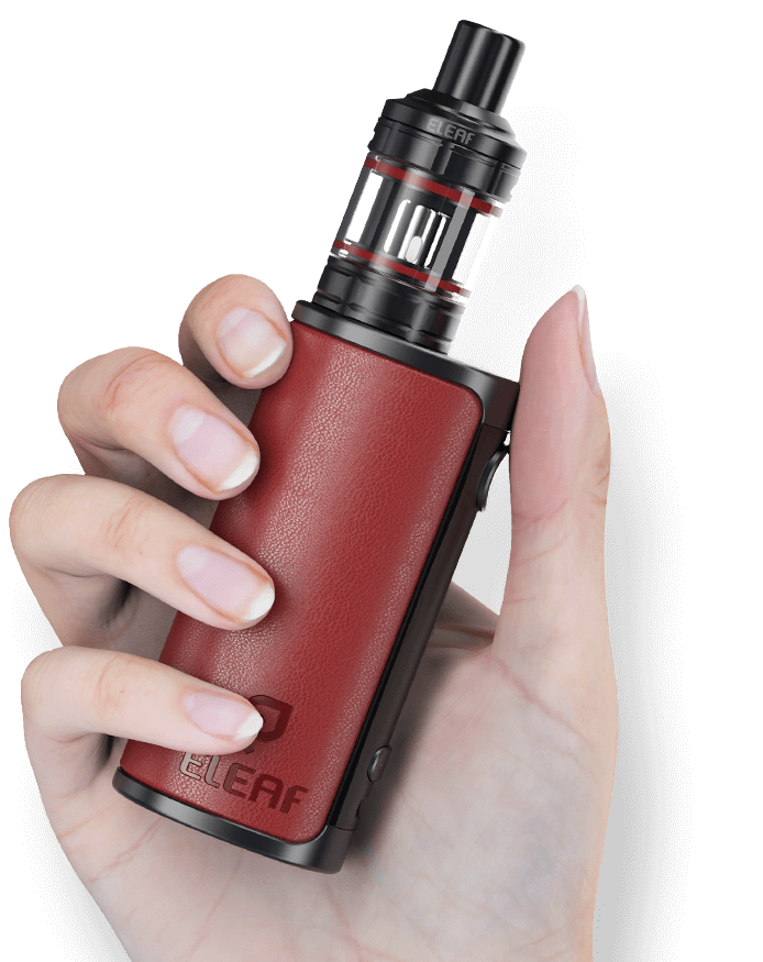 Experience visual delight and tactile satisfaction with the Eleaf iStick i75. The luxurious leather exterior provides a stylish and comfortable hand-feel, ensuring a pleasurable experience. Its round profile fits perfectly, allowing for easy operation and portability.