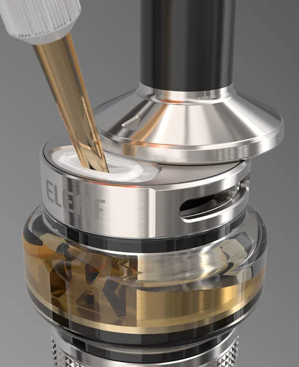 Sliding top fill cap refilling demonstration