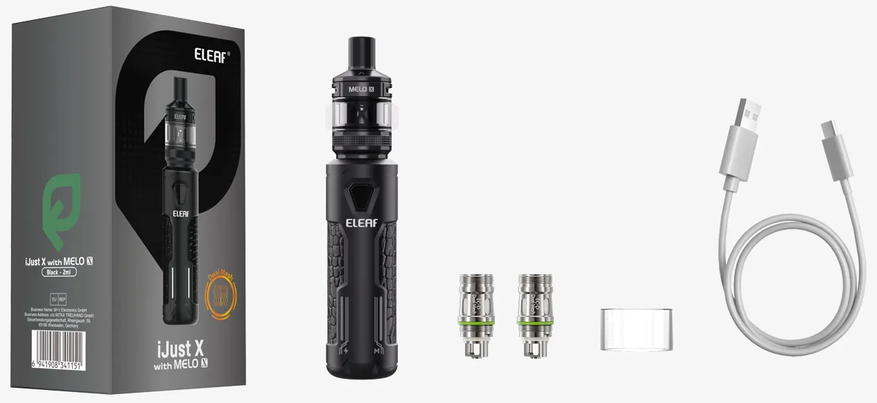 iJust X 2ml standard version full package contents
