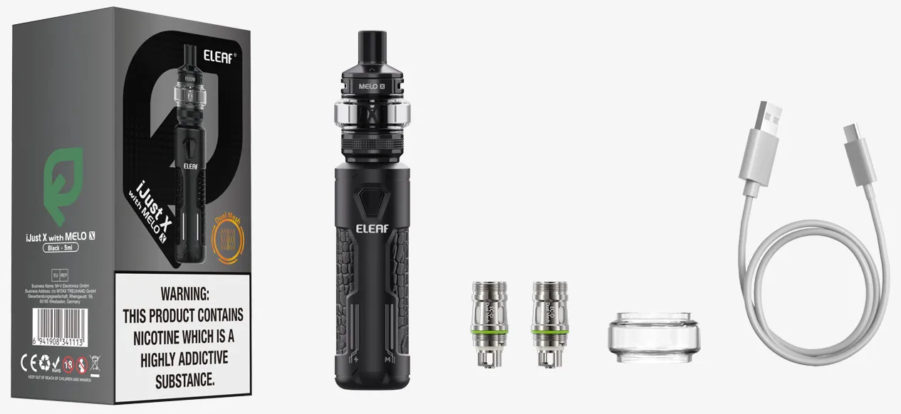 iJust X 5ml TPD compliant full kit package