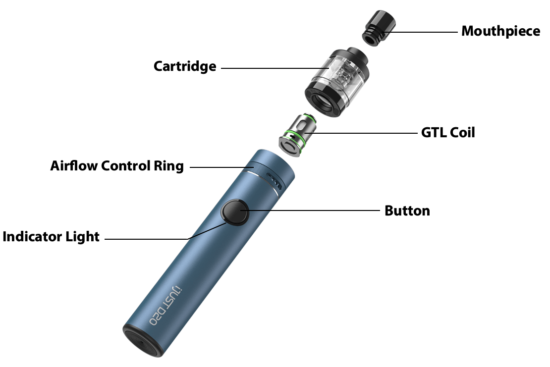 510 mouthpiece, 510 drip tip, replaceable coil pod vape