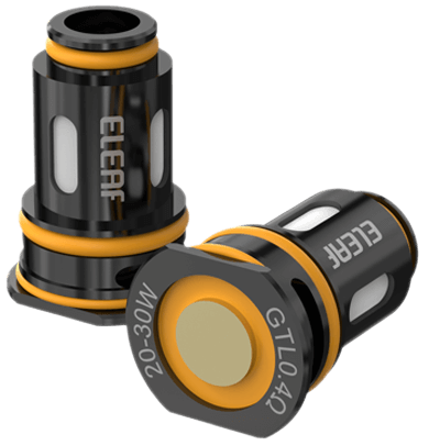 Eleaf GTL 0.4ohm Coil (Black), a sub ohm coil rated at 20-30w