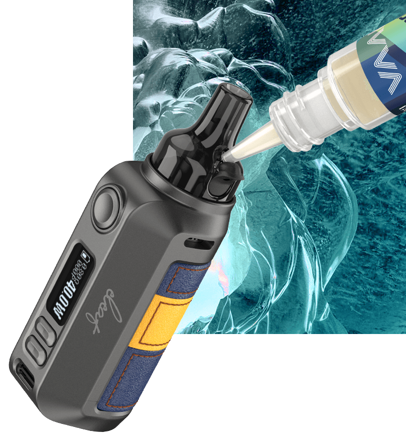 E-liquid refilling of Eleaf iSOLO AIR 2, easy top fill solution