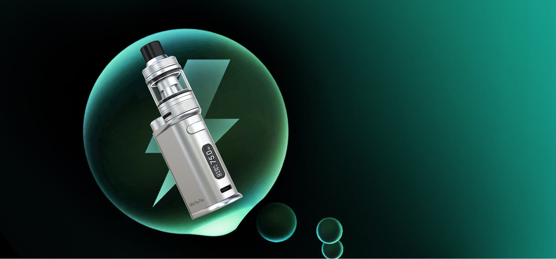 With USB-C fast charging, iStick Pico Plus can secure your perfect vaping for long time