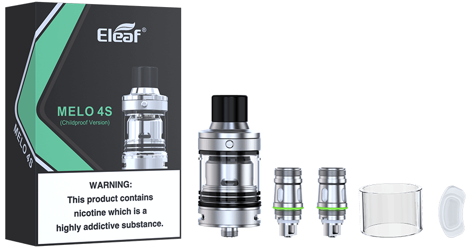 Package of Eleaf Melo 4S childproof version