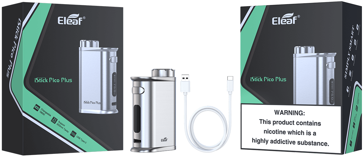 Package of Eleaf iStick Pico Plus kit