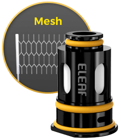 Black GTL 0.8ohm Sub-ohm Mesh Coil for RDL Vape Style