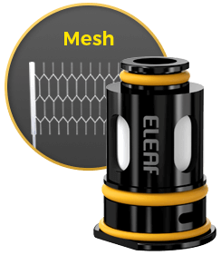 Black GTL 1.2ohm Mesh Coil for MTL Vape Style