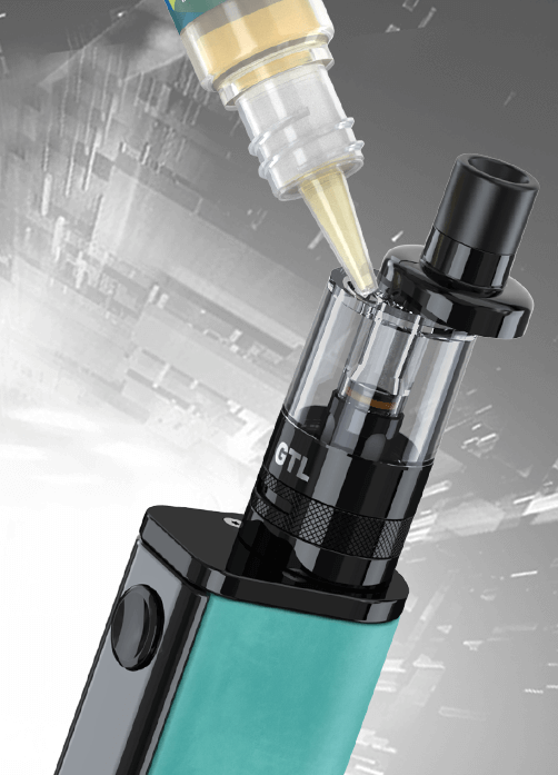 Eleaf GTL D20 Tank features easy top e-liquid refilling solution.