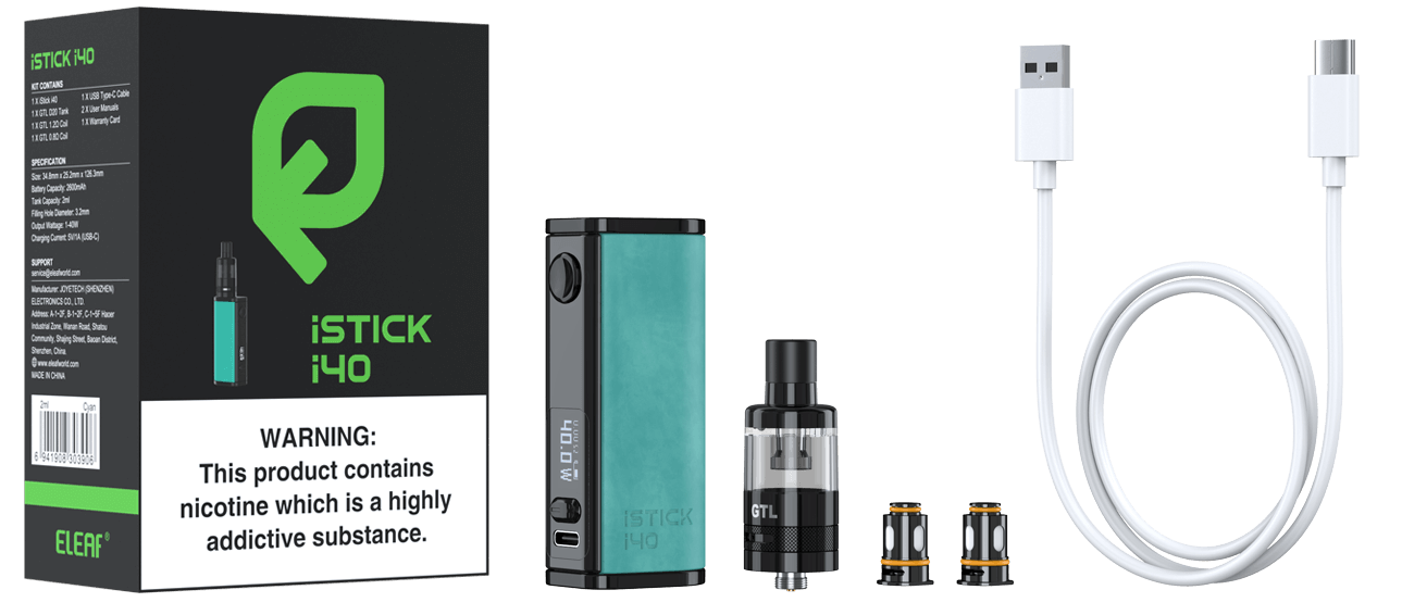 Package of iStick i40 with GTL D20 Tank