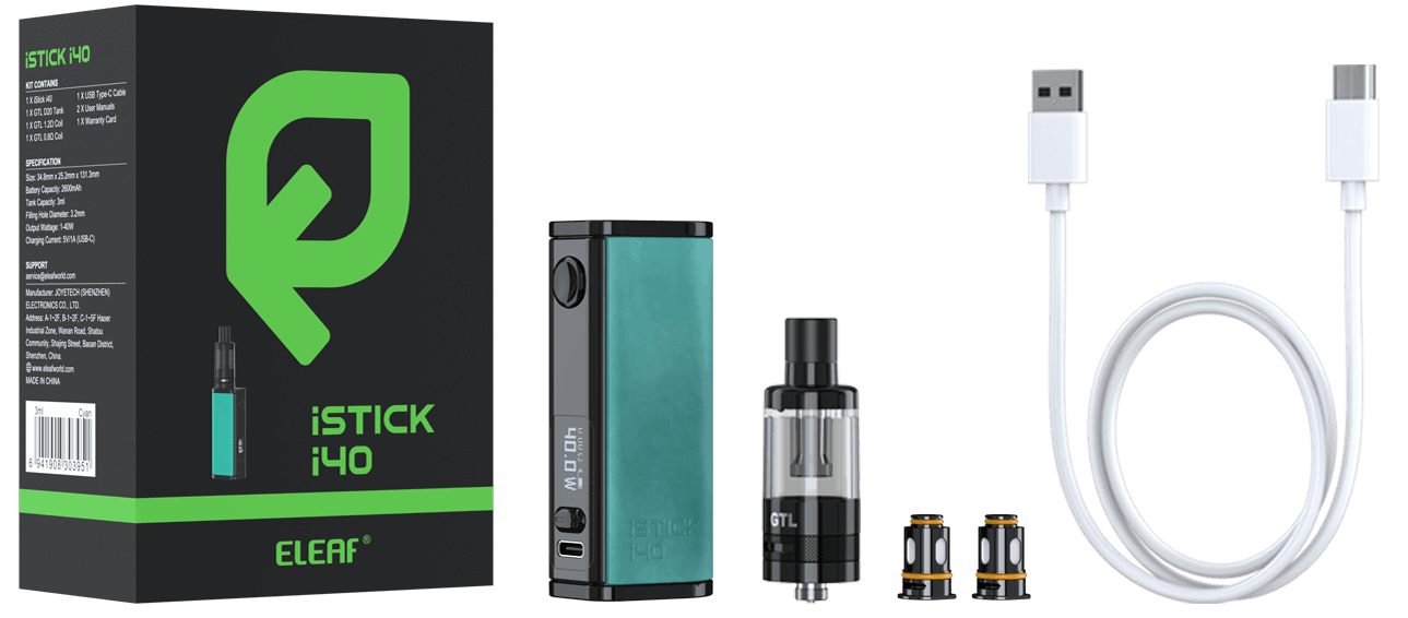 Package of iStick i40 with GTL D20 Tank