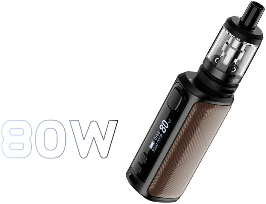 Eleaf iStick i80 with MELO C is one of the best vape kits rated at a max power of 80w.