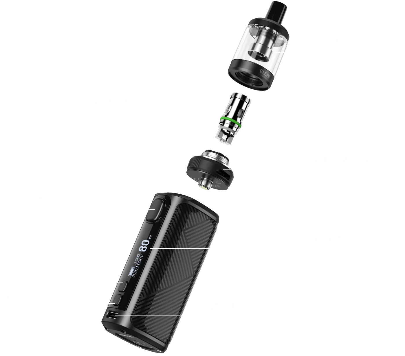 Eleaf iStick i80 Kit with MELO C Tank - Eleaf Official Website