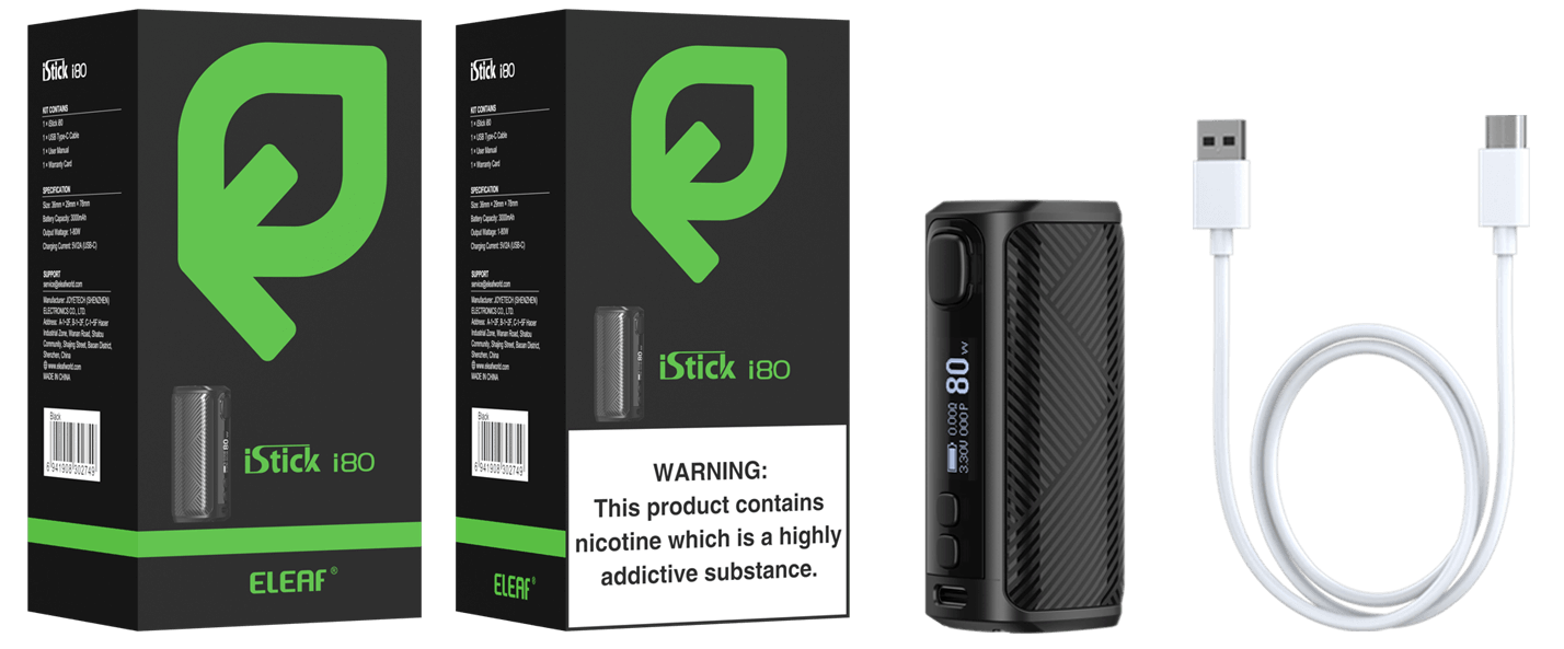 Package Box of Eleaf iStick i80 Mod