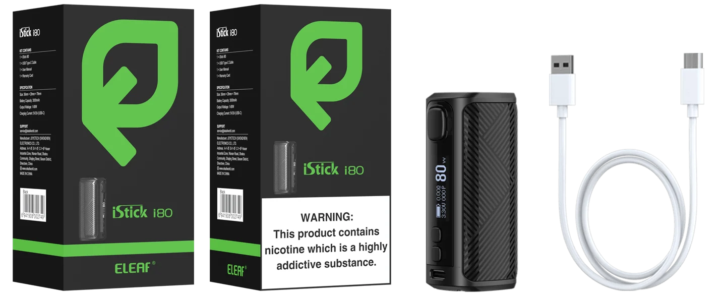 box istick i80 eleaf Ecigarette - Pods, Boxs et Tubes