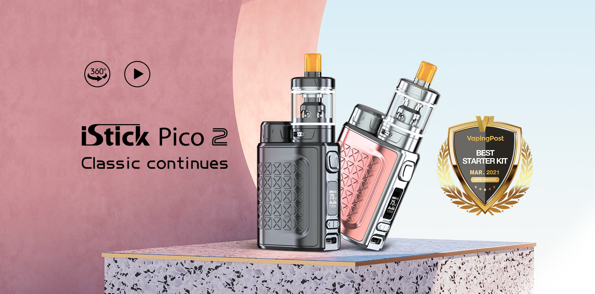 iStick Pico 2 with GZeno S. iStick Power 2. 