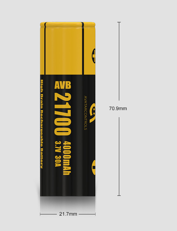 Accu Avatar AVB 21700 • Batterie e-cigarette • J-WELL Vendôme